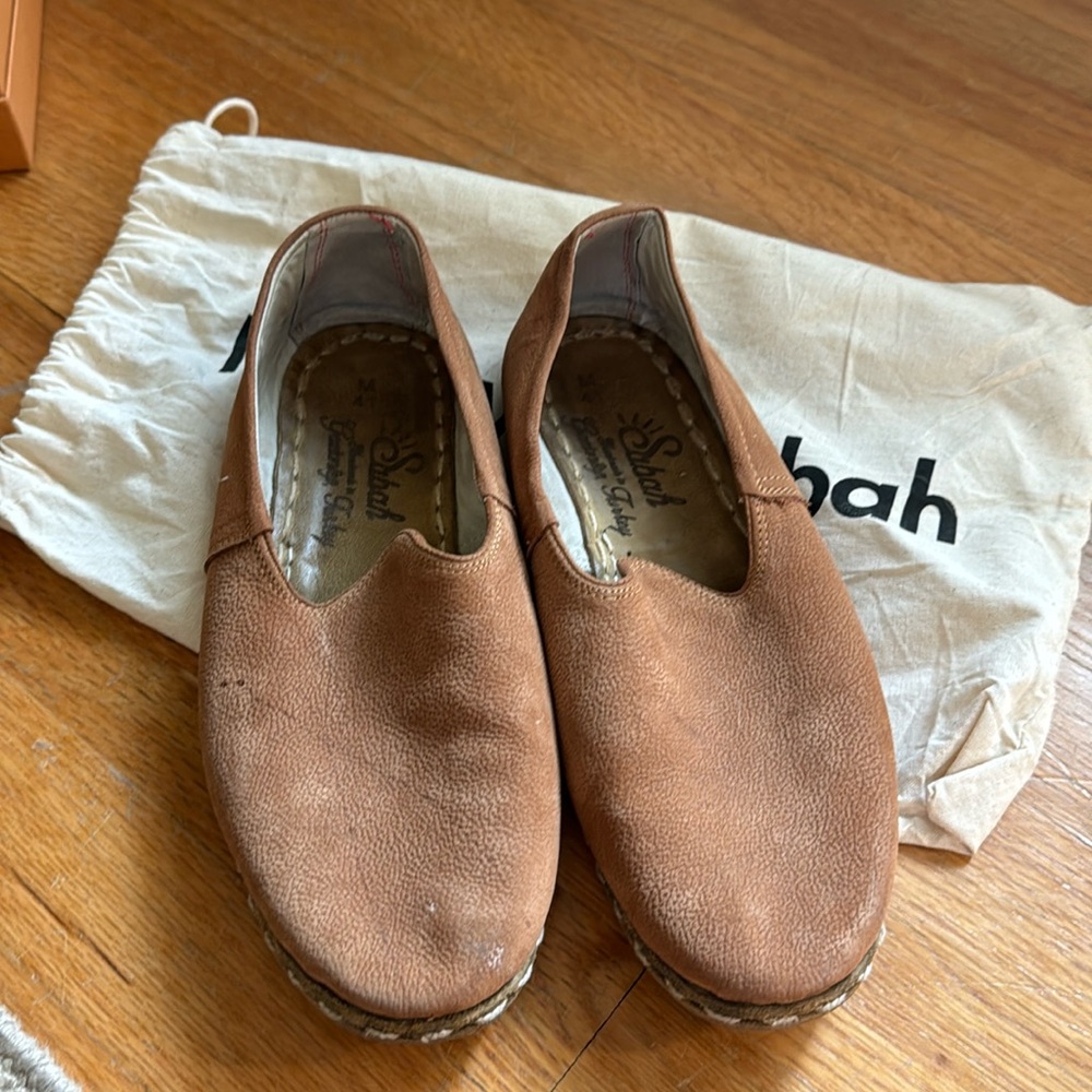 Sabah shoes, camel color, size 41 men’s
